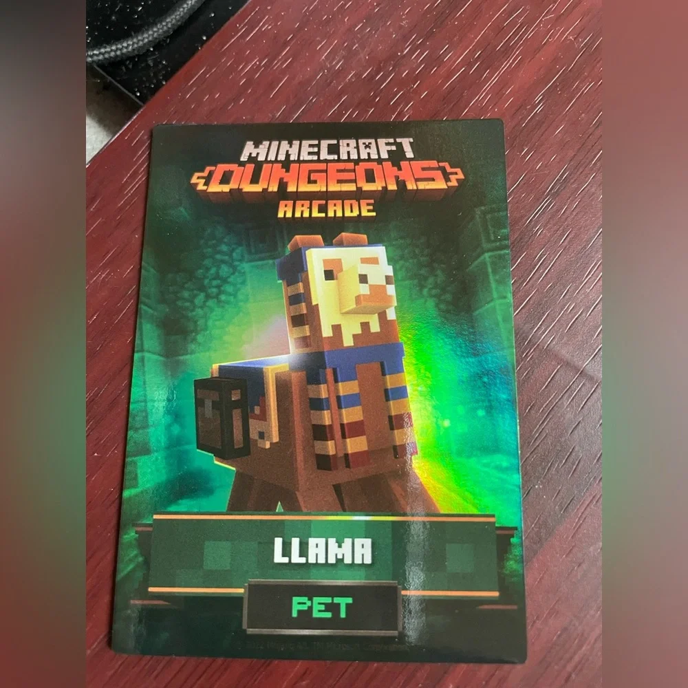 Toys | Minecraft Dungeons Llama Pet Series 2 Rare Trading Card 5698 |  Poshmark